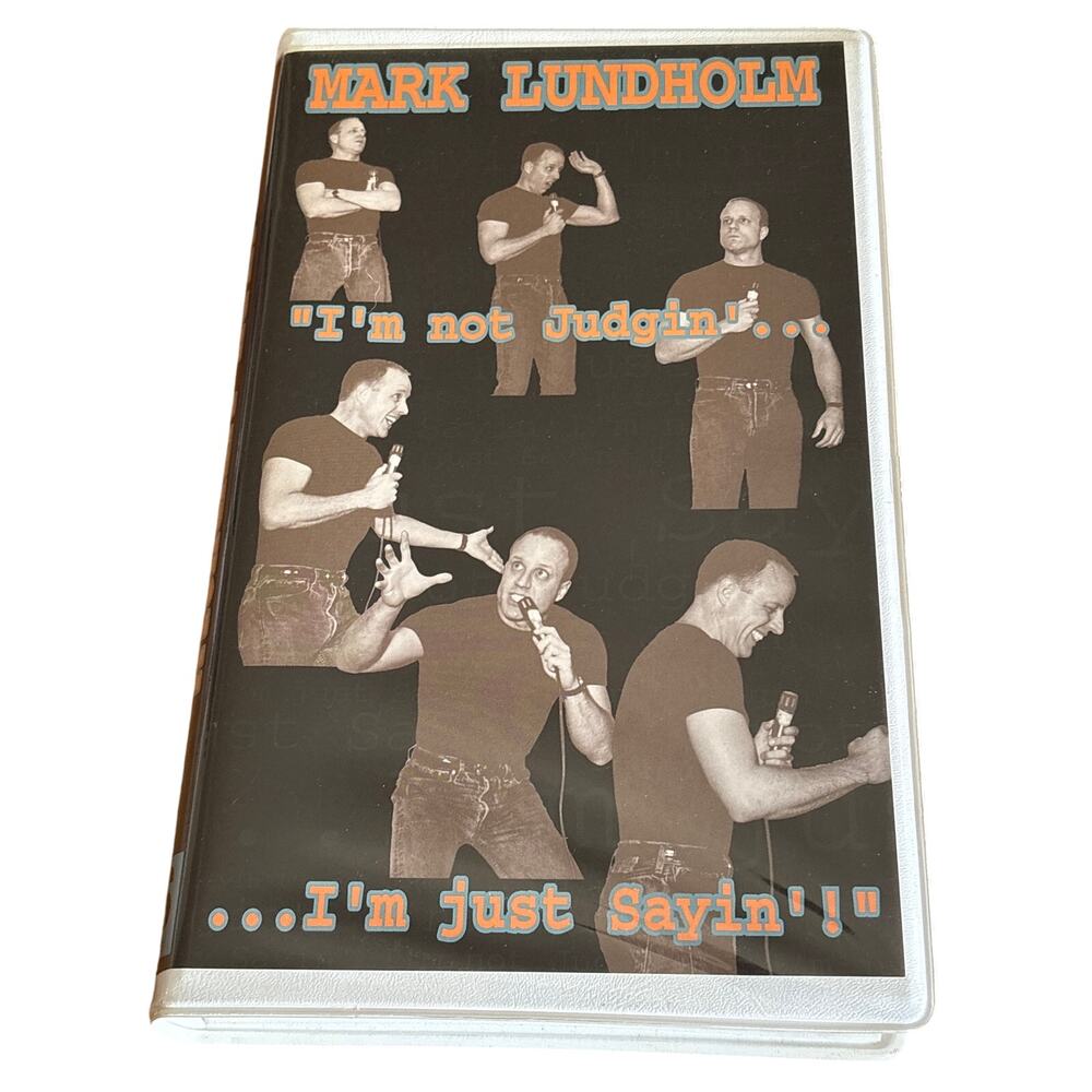 Rare VHS Mark Lundholm … I’m Just Sayin’! Stand up comedy 1998 limited release